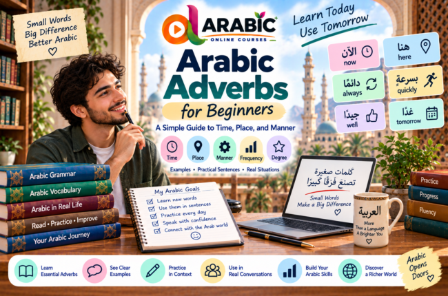 Arabic adverbs for beginners