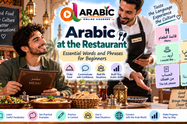 Arabic at the restaurant