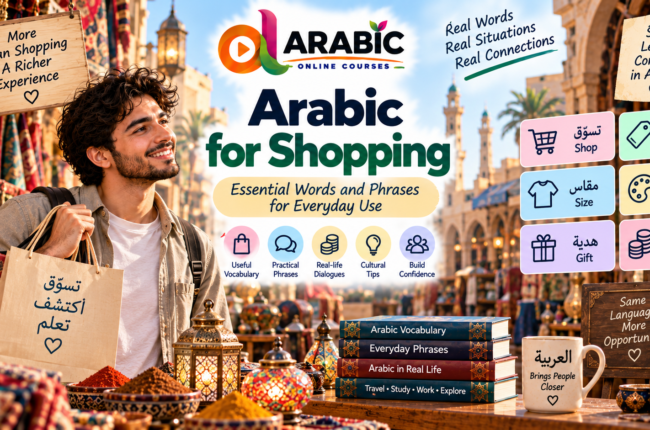 Arabic for shopping